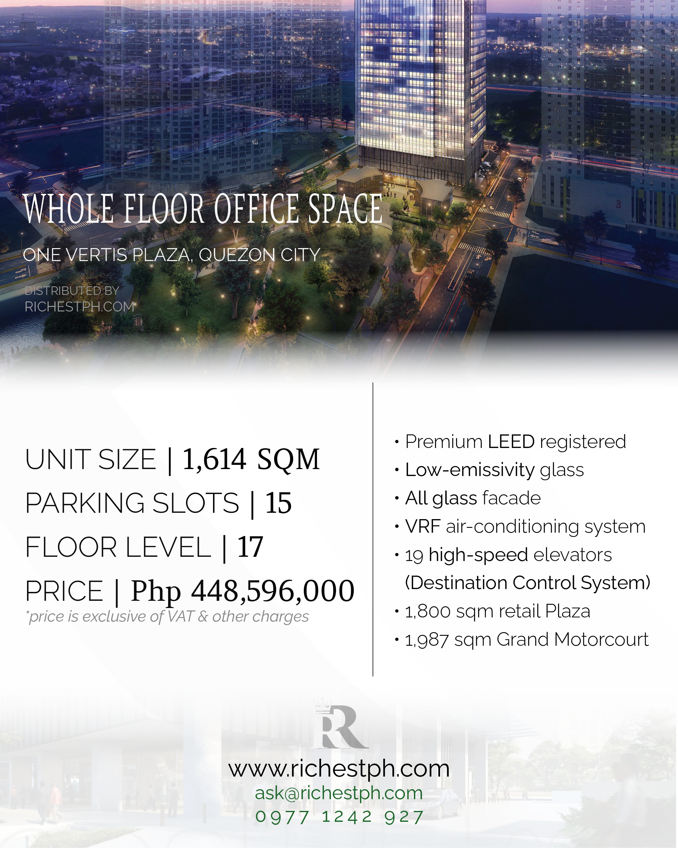 one vertis plaza for sale